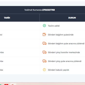 Sürat Kargo Kargom Teslim Edilmesine Rağmen Edilmedi