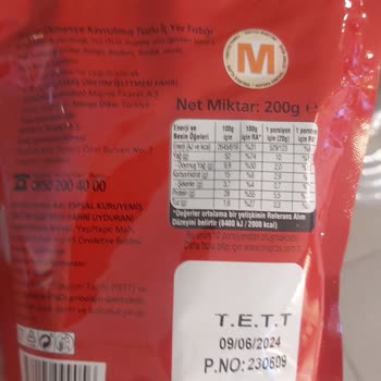 Migros Markalı Paket Tuzlu Fıstıklar