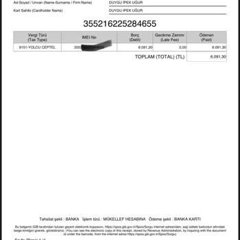 BTK (Bilgi Teknolojileri ve İletişim Kurumu) IMEI Kaydımı Yapmama Rağmen Görünmemekte