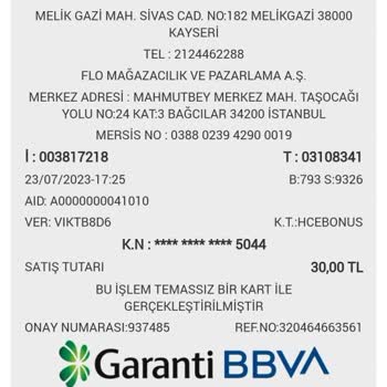 FLO Ayakkabı Hatalı Ödeme Ve Saygısız Davranan Personel