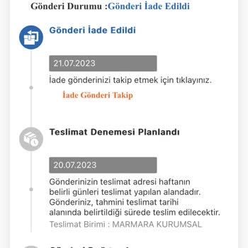 MNG Kargo Kargonun İade Kesmesi