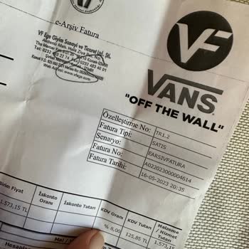Vans Ayakkabı Vans Ürünün Arkasında Durmuyor