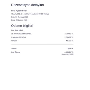 Hotels Com Fazla Çekilen Az Ödenen Geri Ödeme Miktarı