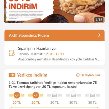Trendyol Yemek Haksız Yere Para İademi Yapmadı