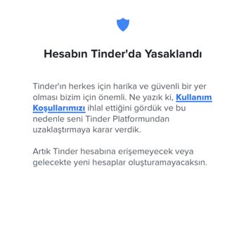 Tinder Hesabın Yasaklandı& Banlandı