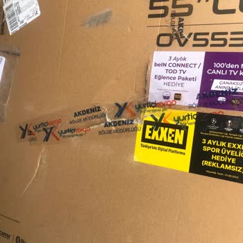 Yurtiçi Kargo Kargodan Kaynaklı Hasarlı Kırık Televizyon