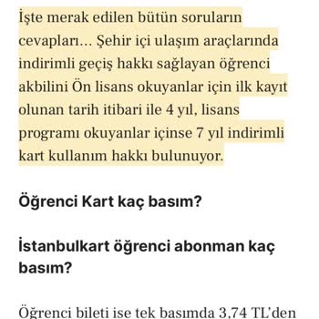 İstanbul Kart İndirim Hakkımı Elimden Aldı