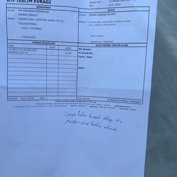 Horoz Lojistik 17 Gündür Kargoyu Şubede Bekletiyor.
