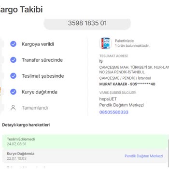 Hepsiburada Hepsijet Kafasına Göre Ürünü İade Ediyor, Dikkat!