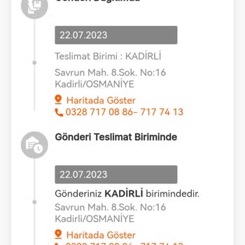 MNG Kargo Şikayet Osmaniye/Kadirli Şubesi