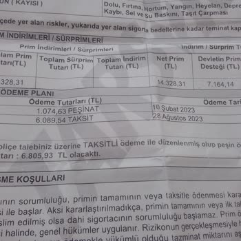 TARSİM Sigorta Bedelini İki Gün Kala Düşürüyor.