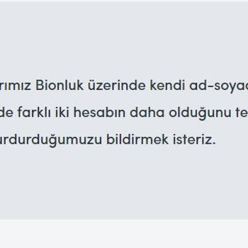 Bionluk (bionluk.com) Hesabımın Tüm Aktivitelerini Durdurdular