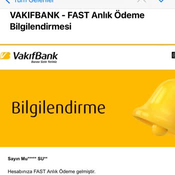 VakıfBank-mail Bildirimi İptali