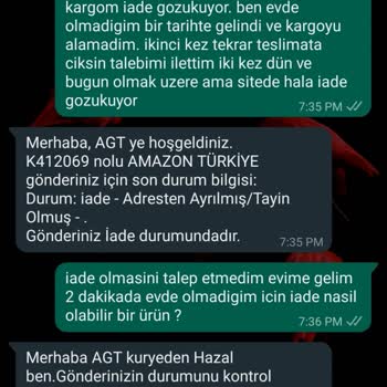 AGT Kargo Teslim Etmiyor