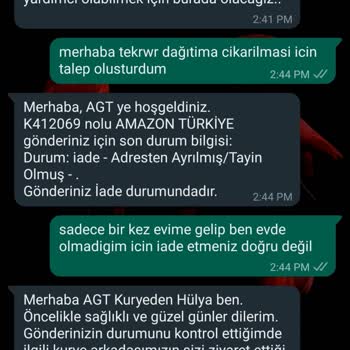 AGT Kargo Teslim Etmiyor