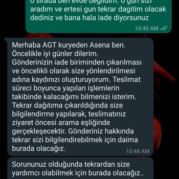 AGT Kargo Teslim Etmiyor