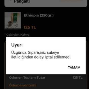 Coffy Alamadığım Ürünün Ücret İadesi