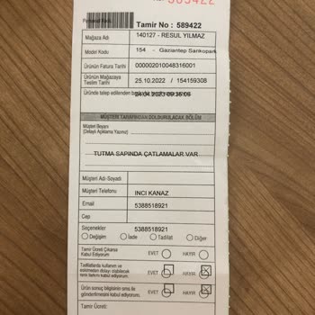 Desa Merkeze Gönderilen Çantam Kayıp