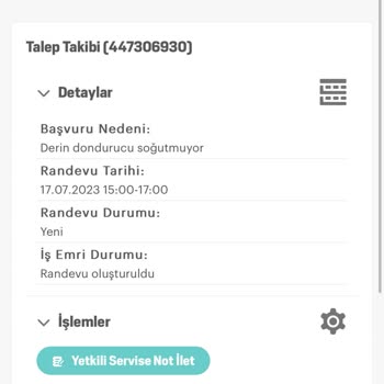 Arçelik Servis Hizmeti Sonra Motor Bozulması