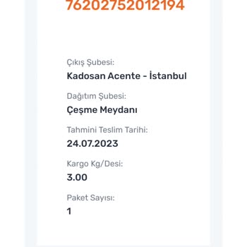 Yine Sürat Kargo Yine Sorun!