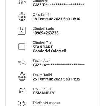 Yurtiçi Kargo Teslim Edilmeyen Kargo