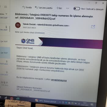 QNB eFinans Teknik Destek Ve Müşteri Memnuniyetsizliği