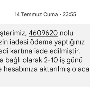 Cimri Param İade Olmadı