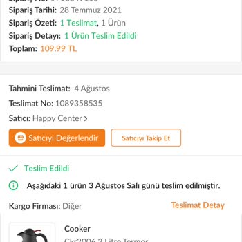 Cooker Termos Özelliğini Yitirme