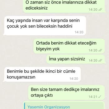 Yasemin Organizasyon Cenazem Var Ve İptal Etmek Zorundayım