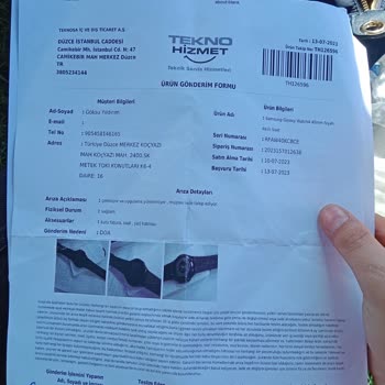 Teknosa İade Talebimin Kabul Edilmemesi
