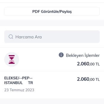 QNB Finansbank Kredi Kartımdan Habersiz Harcama