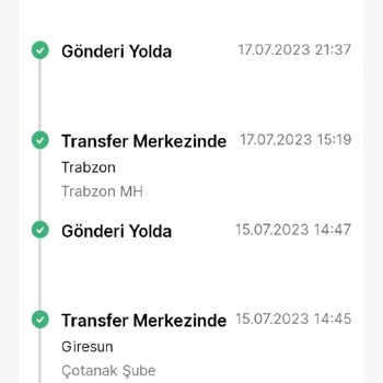 Trendyol Dan Alınan Ürün 10 Gündür Yolda