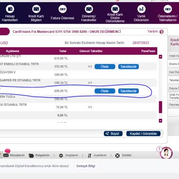 Epttavm HGS Bakiye Yükleme Sorunu