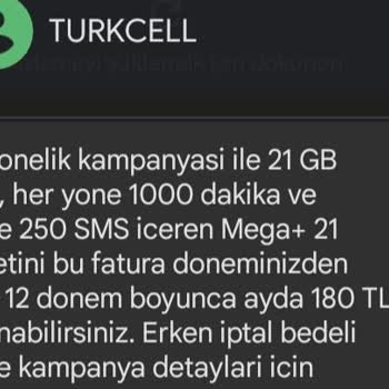 Turkcell Faturada Fiyat Artışı