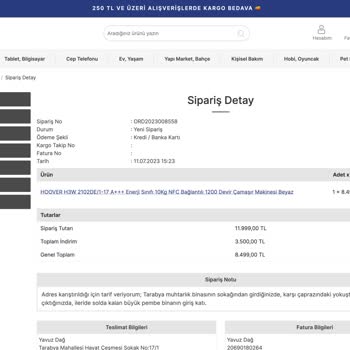 Ev Bazaar AVM Siparişim Kargoya Verilmedi! Sürekli Oyalıyorlar...