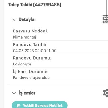 Arçelik 12325 Klima Pendik Servis Montajı 15 Gün Sonraya Vermesi
