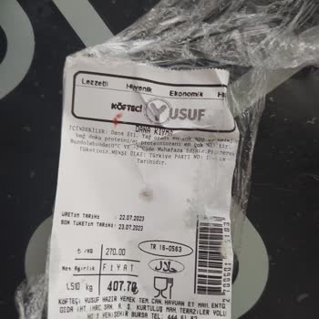 Köfteci Yusuf 'ta Bozuk Kıyma Teslimi