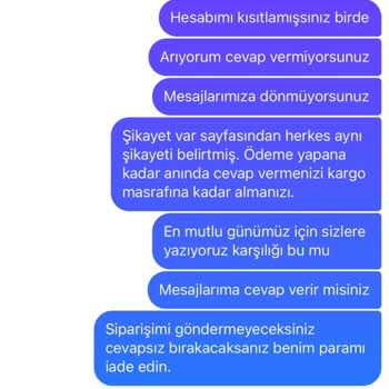 Sinemdizayn Ödemesini Aldıktan Sonra Cevap Vermiyor Sipariş Ulaşmıyor