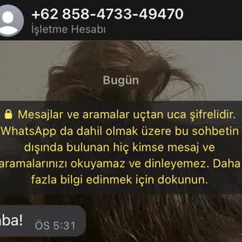 WhatsApp Üzerinden Yabancı Numaradan Mesaj