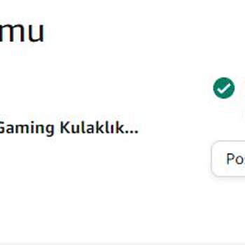 Amazon.com.tr İade Süreci