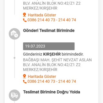 MNG Kargo Kırşehir Şube Sorumsuzluğu