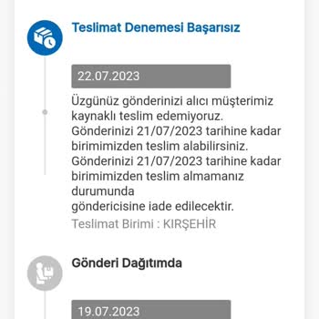 MNG Kargo Kırşehir Şube Sorumsuzluğu