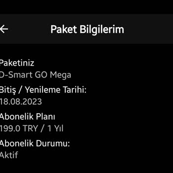 DSmart GO Üyelik İptal Ettirmiyor
