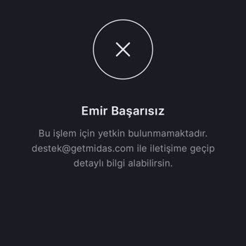 Midas Al Sat Yapamıyorum