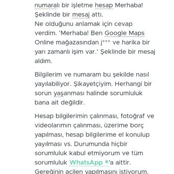 İstihdam Vaadiyle Dolandırıcılık İşlemden Sorumlu Değilim