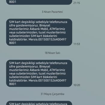 Akbank 6 Aydır Sim Kart Blokesi Kaldırılmıyor!