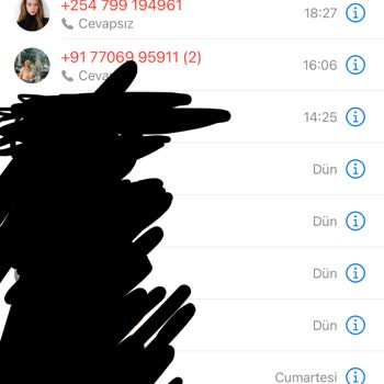 WhatsApp Yabancı Numaradan Aranıyorum