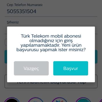 Türk Telekom Online İşlemlere Giriş Yapamıyorum.