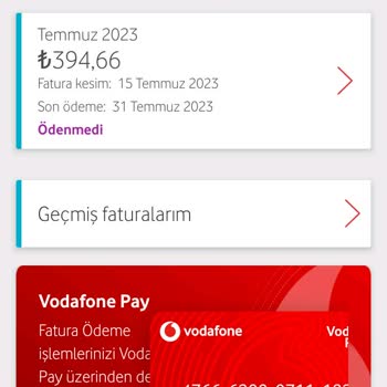 Vodafone Net Yanlış Fatura Gelmeye Başladı