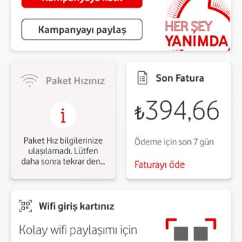 Vodafone Net Yanlış Fatura Gelmeye Başladı